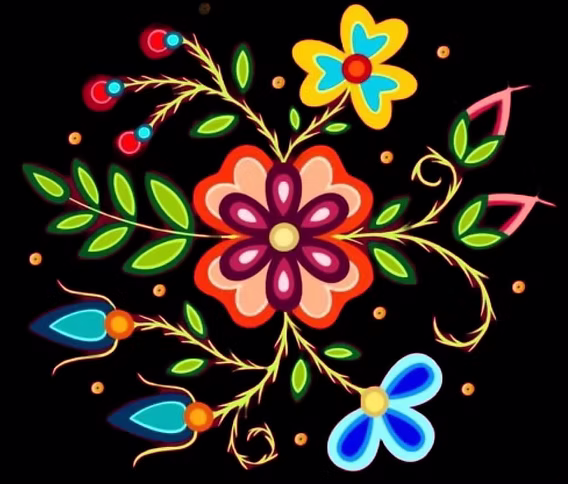 Floral artwork